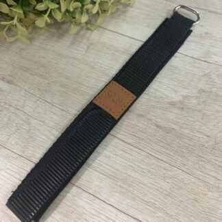 Correa de velcro negro 18 mm