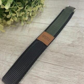 Correa de velcro verde 18 mm