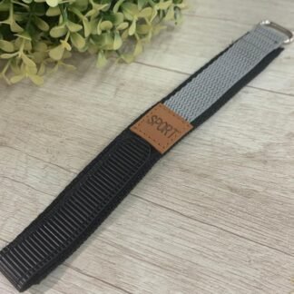 Correa de velcro gris 18 mm