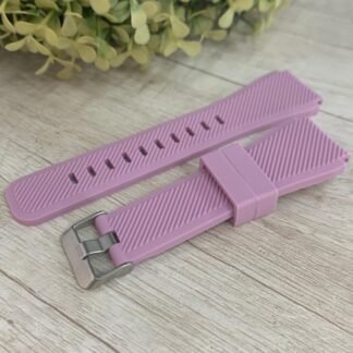 Correa de resina rosado pastel 22 mm