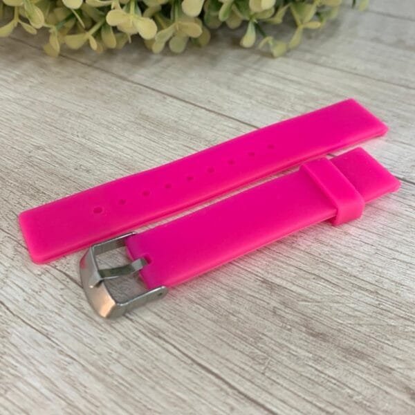 Correa de resina fucsia 16 mm