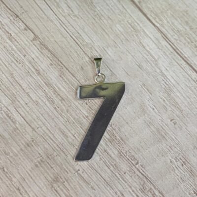 Colgante Plata N 7 liso
