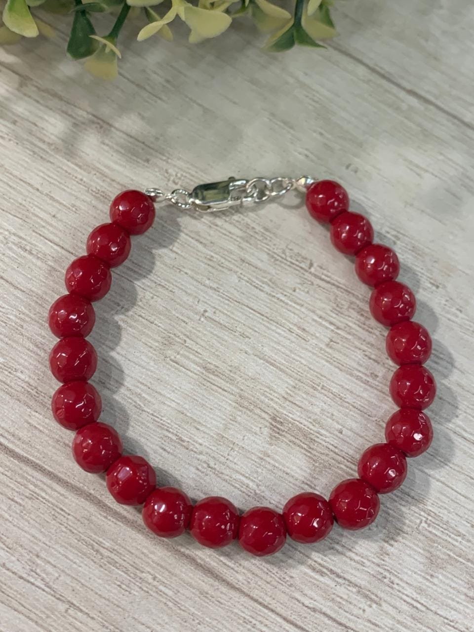 WhatsApp Image 2026-02-19 at 12.26.43 Pulsera plata agatas rojas - Imagen 2