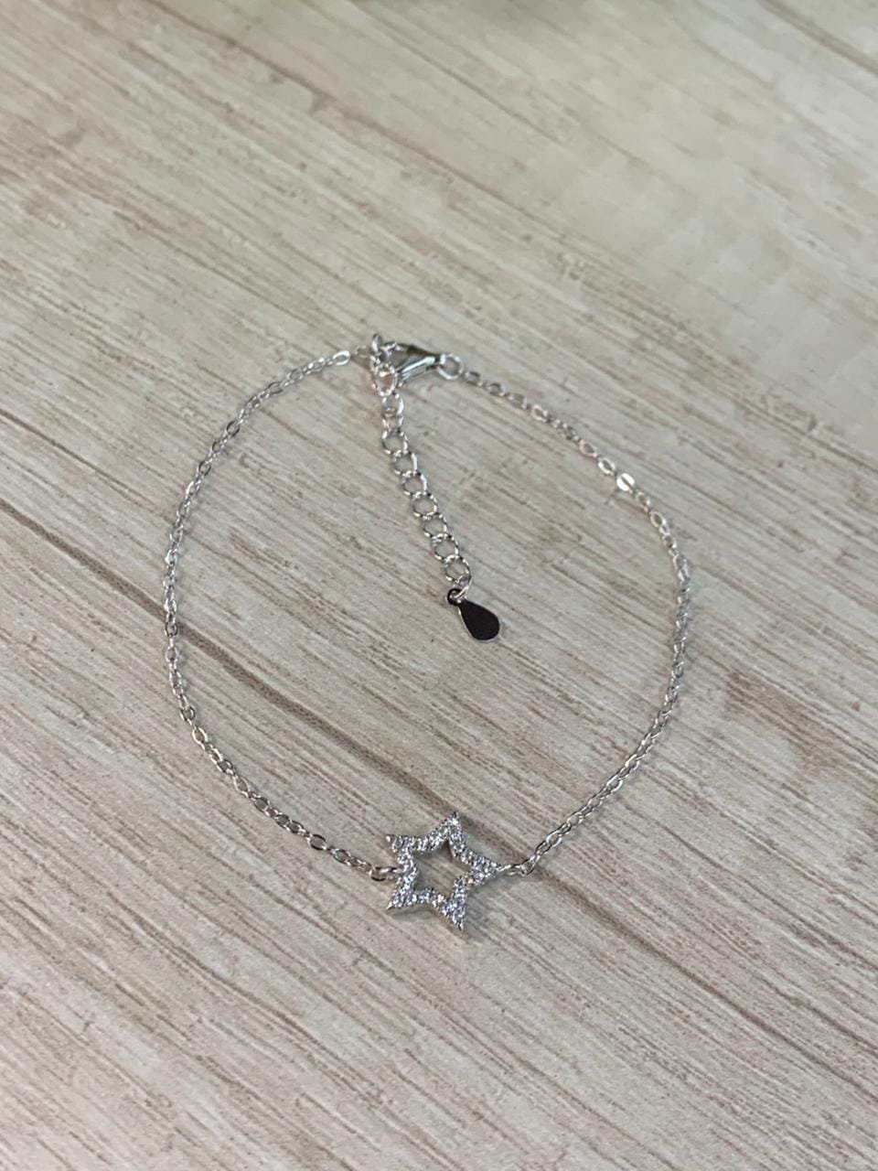 WhatsApp Image 2026-02-23 at 14.19.24 (1) Pulsera plata rodinada estrella microcircones - Imagen 2