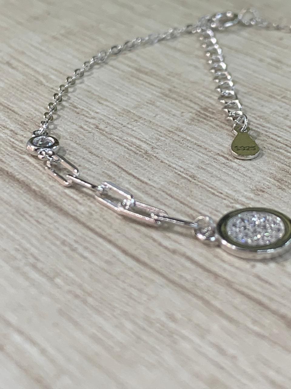 WhatsApp Image 2026-02-23 at 14.19.24 Pulsera Plata Rodinada tradicional circulo microcircones - Imagen 4