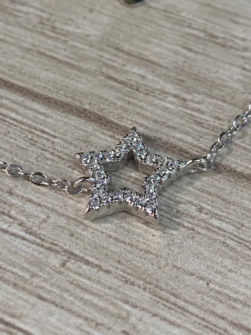 WhatsApp Image 2026-02-23 at 14.19.25 (1) Pulsera plata rodinada estrella microcircones - Imagen 3