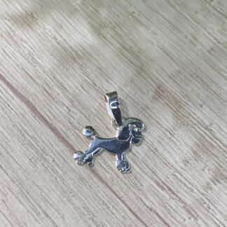Colgante plata 950 poodle