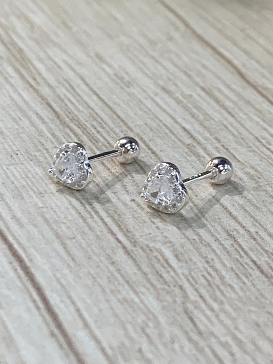 WhatsApp Image 2026-03-02 at 12.52.03 (1) Aros Plata corazon circon con tope - Imagen 2