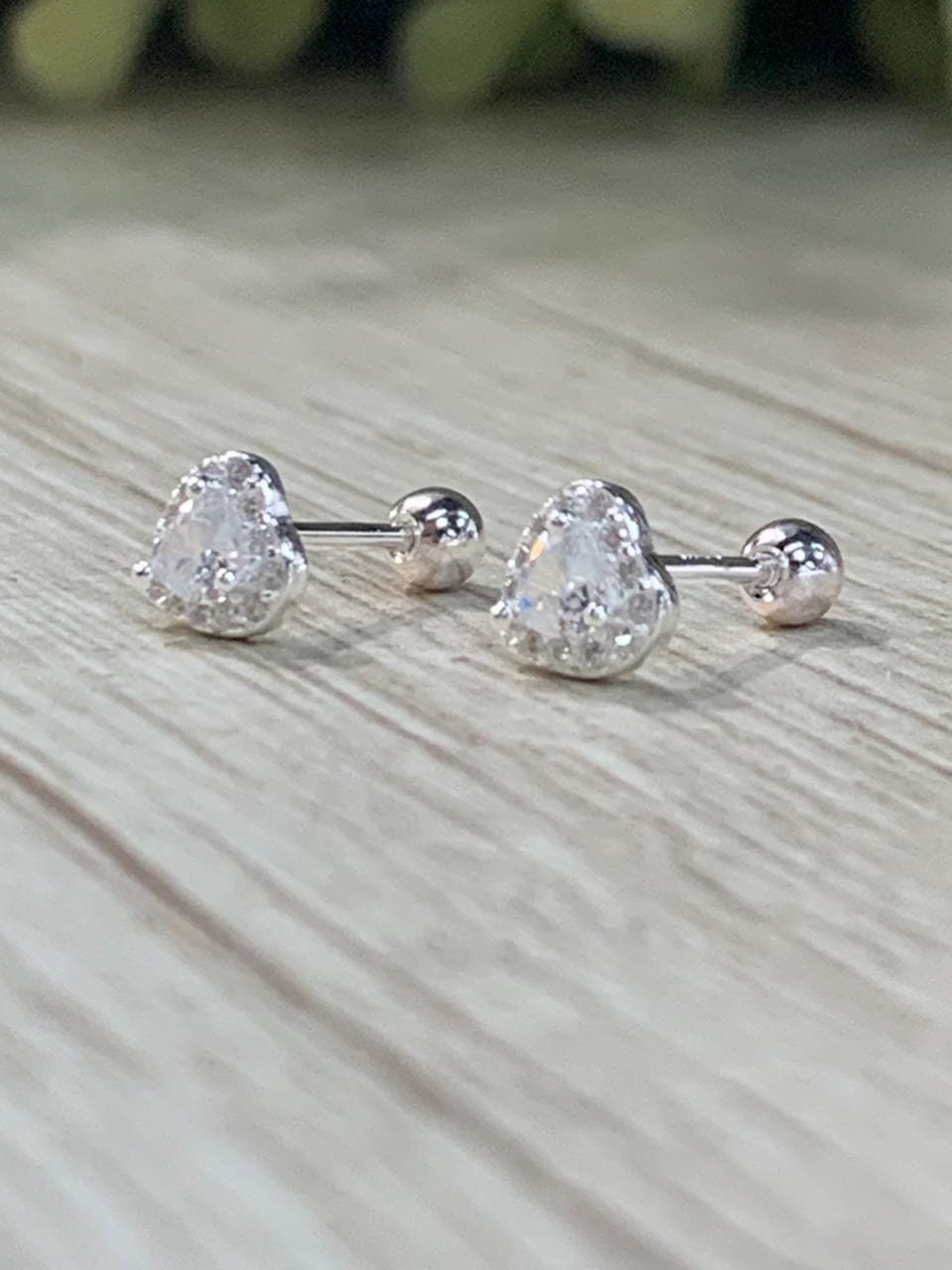 WhatsApp Image 2026-03-02 at 12.52.03 Aros Plata corazon circon con tope - Imagen 1