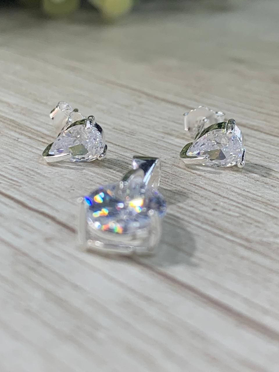 WhatsApp Image 2026-03-02 at 12.52.14 Conjunto plata gota circon - Imagen 3