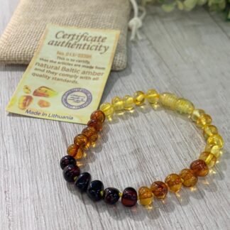 Pulsera Ámbar Báltico 18 cm