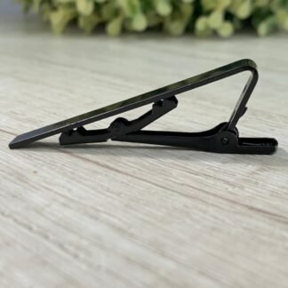 Sujetacorbata negro esmaltado
