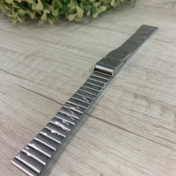 Correa reloj metálica plateada 16 mm