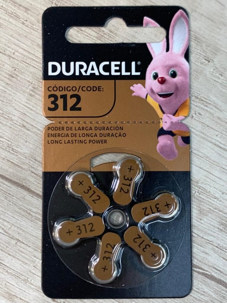 Blister pila auditiva duracell 312 (6 unidades)