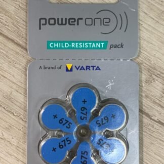 Blister pila auditiva 675 power one (6 unidades)