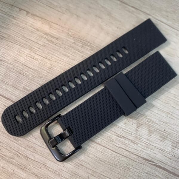 Correa resina negra rugosa 20 mm