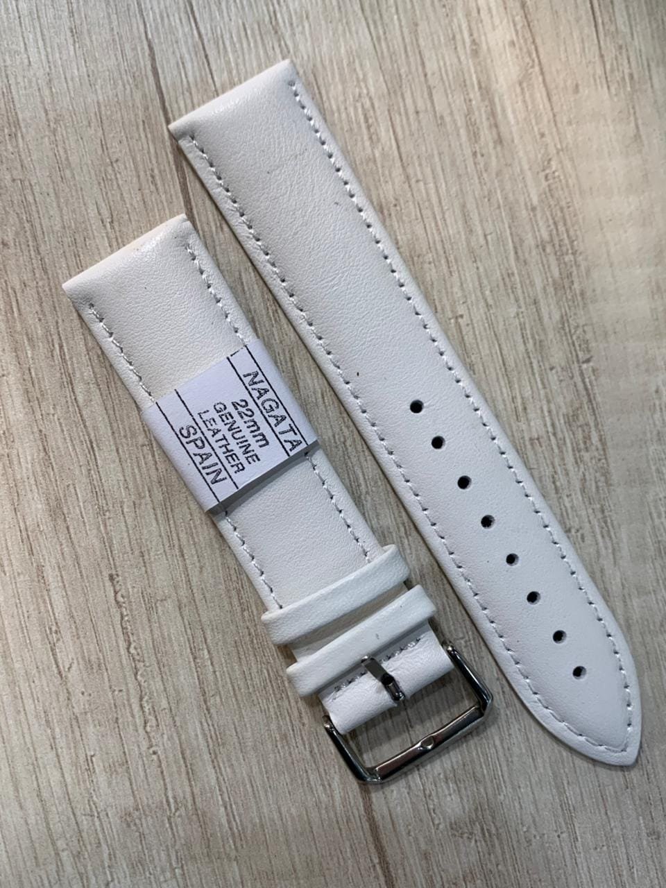 WhatsApp Image 2026-04-13 at 15.17.07 (1) Correa de cuero nagata spain blanca 22 mm - Imagen 1