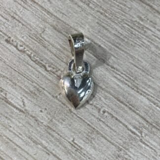 Colgante plata 980 corazon inflado 12x8 mm