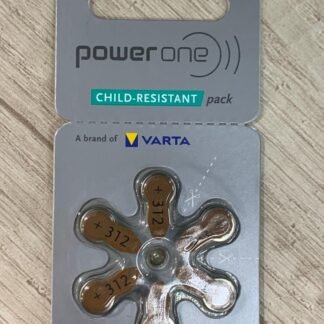 Blister pila auditiva p312 power one (6 unidades)