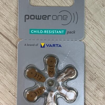 Blister pila auditiva p312 power one (6 unidades)