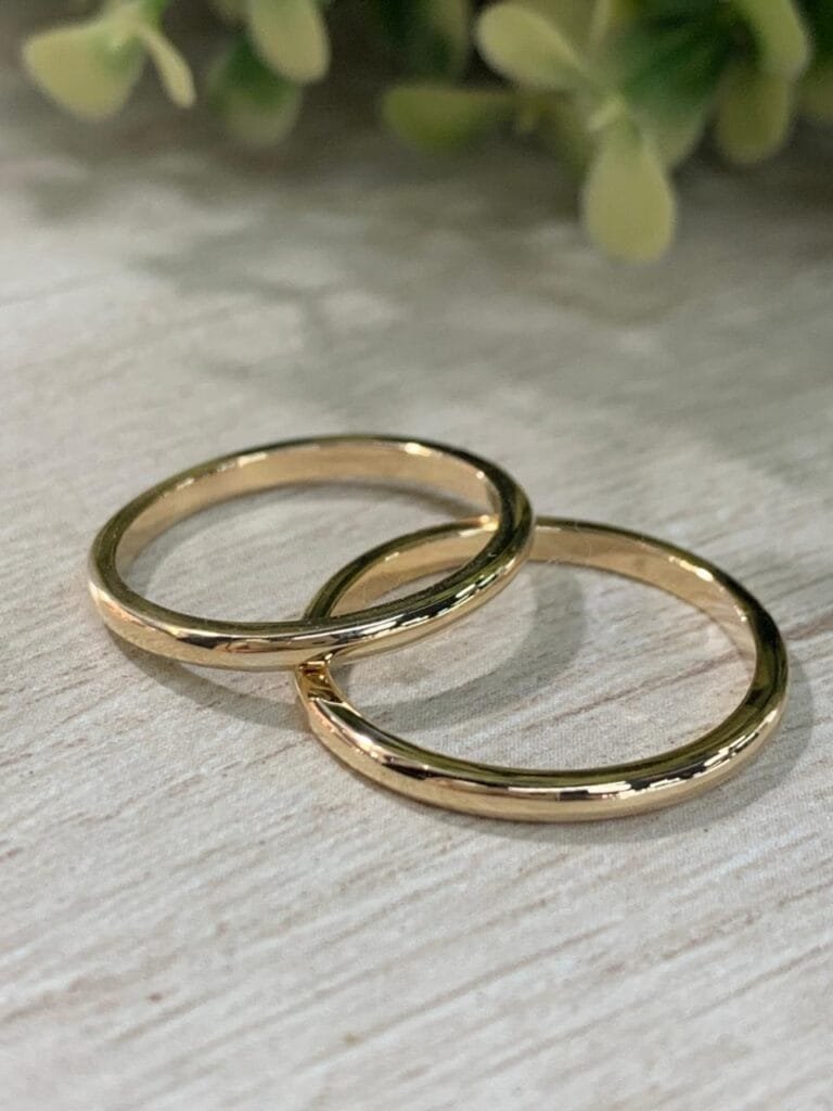 Par de Argollas Ilusiones oro 18 k 2 gr