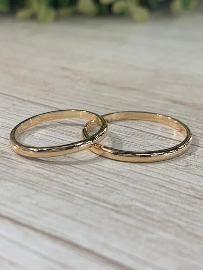 Par de Argollas Ilusiones oro 18 k 2 gr