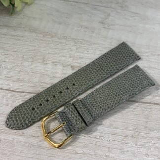 Correa ecocuero verde claro serpiente 20 mm donju dorada
