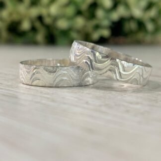 Par de anillos de matrimonio Plata 950 ag353