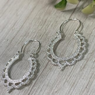 Aros plata Bali calados